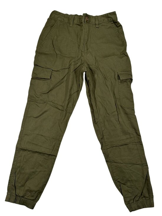 GAP Pants - Gap Girlfriend Jogger Pants Women Size 6 Green Relaxed Fit Lightweight Casual